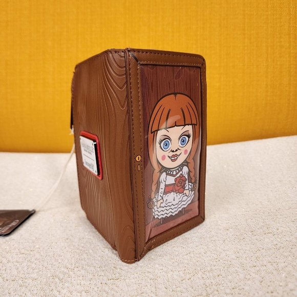 Loungefly Annabelle Doll Box Cosplay Horror Movie Halloween Flap Wallet NEW - Picture 10 of 12
